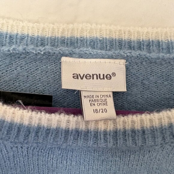 Avenue 18/20 light blue star sweater - Picture 2 of 5